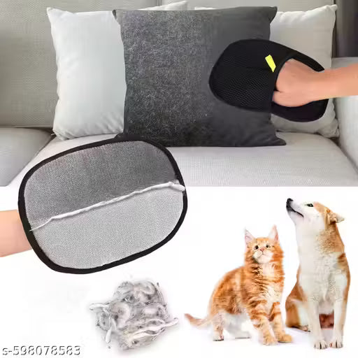 Pet Hair Remover Glove – Cat-Friendly Electrostatic Grooming Glove