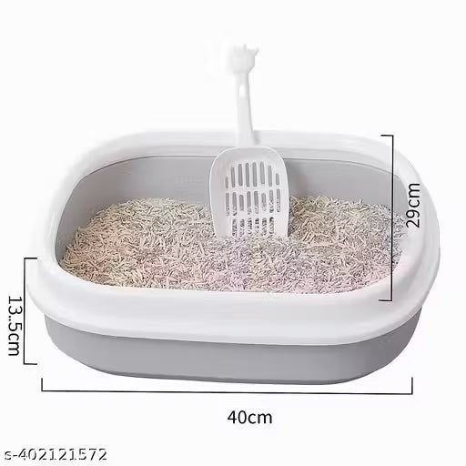 Open Cat & Dog Litter Tray Box