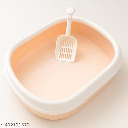 Open Cat & Dog Litter Tray Box