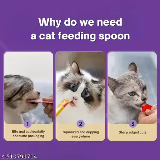 PET FUN Cat Treat Strip Feeder | Easy Squeeze Feeder for Lickable Cat & Dog Treats | Mess-Free Dispenser for Liquid Snacks & Paste Treats | Hanging Design, Pack of 2