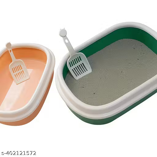 Open Cat & Dog Litter Tray Box