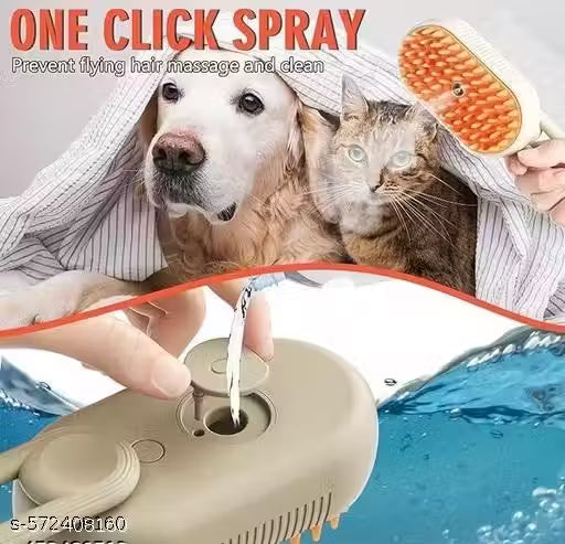 Breedo 3-in-1 Cat Steam Brush, Grooming Comb for Cats
