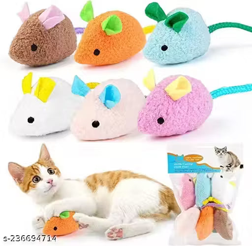 Catnip Mouse Toy Set – 3 Pack of Playful Mice for Cats & Kittens
