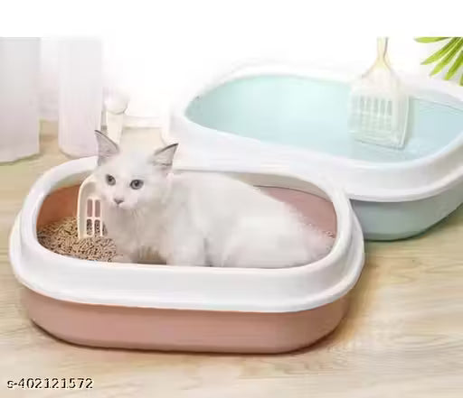 Open Cat & Dog Litter Tray Box