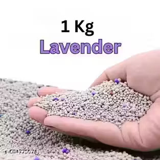 Lavender Fresh Cat Litter – 1KG Premium Bentonite Clumping, Dust-Free & Odor Control, Safe for Kittens & Cats